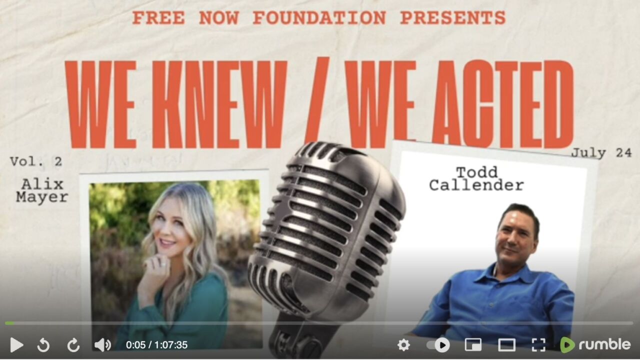 Todd Callender We Knew We Acted